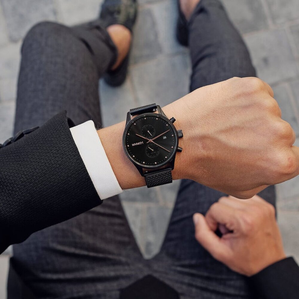 MVMT Voyager Slate Black Rose | 42MM - Picture 3 of 12